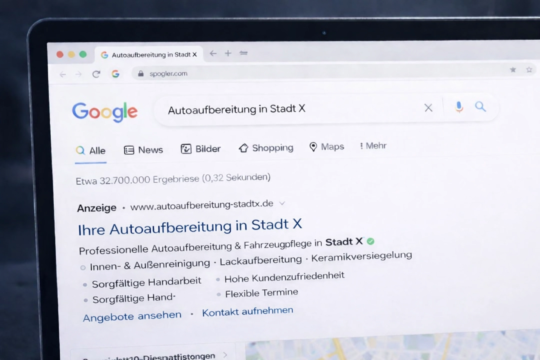 Google Ads für Kfz-Betriebe