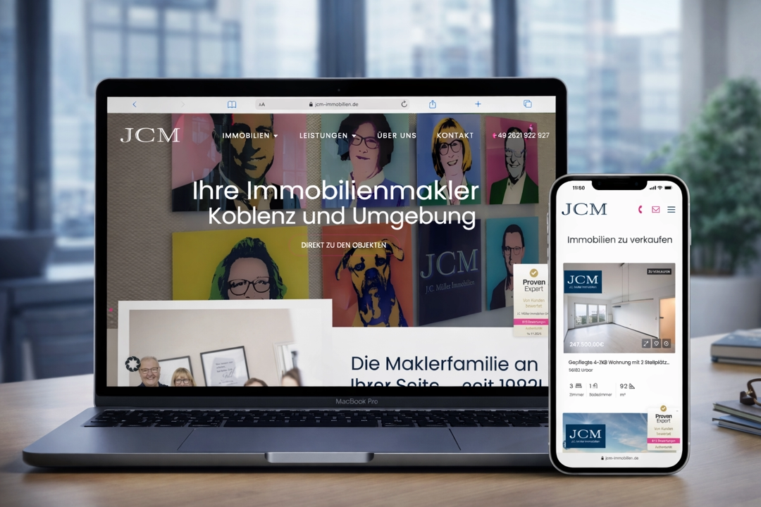 Professionelle Immobilien-Website
